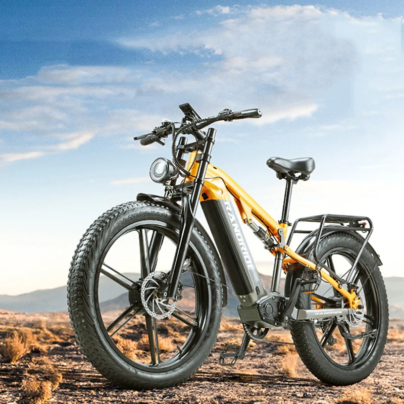 RANDRIDE YX80M-2 26" Mountain Electric Bike 1000W*2 Dual Motors 48V 20Ah Battery