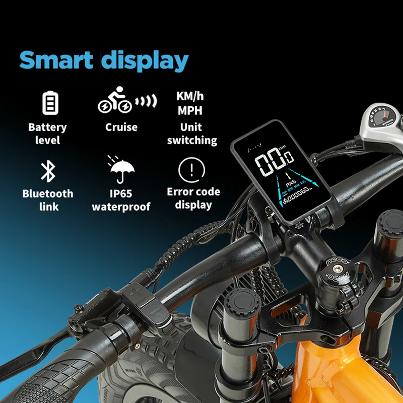RANDRIDE YX80M-2 26" Mountain Electric Bike 1000W*2 Dual Motors 48V 20Ah Battery
