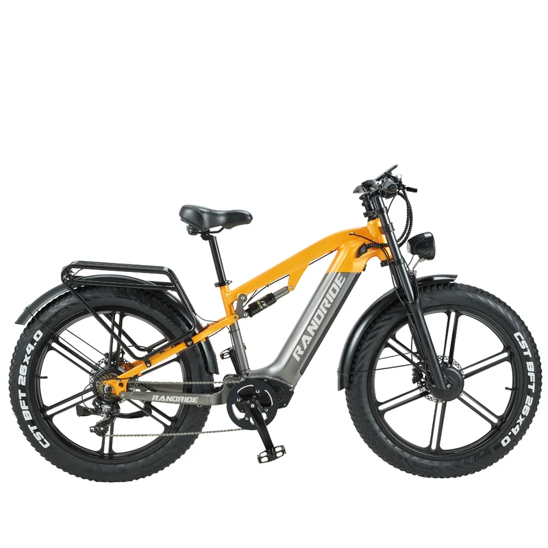 RANDRIDE YX80M-2 26" Mountain Electric Bike 1000W*2 Dual Motors 48V 20Ah Battery
