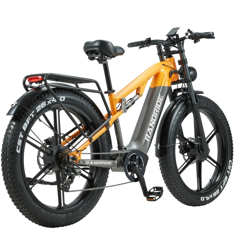 RANDRIDE YX80M-2 26" Mountain Electric Bike 1000W*2 Dual Motors 48V 20Ah Battery
