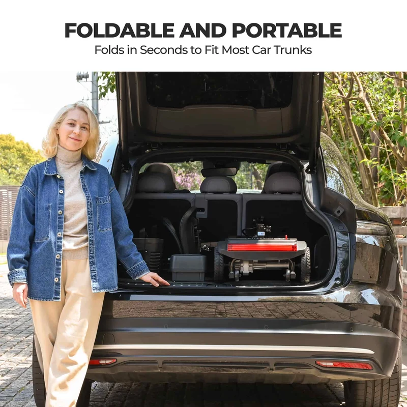 METRO MOBILITY M2 7.1" 4 Wheel Mobility Scooter 250W Motor 24V 12Ah lead-acid Battery
