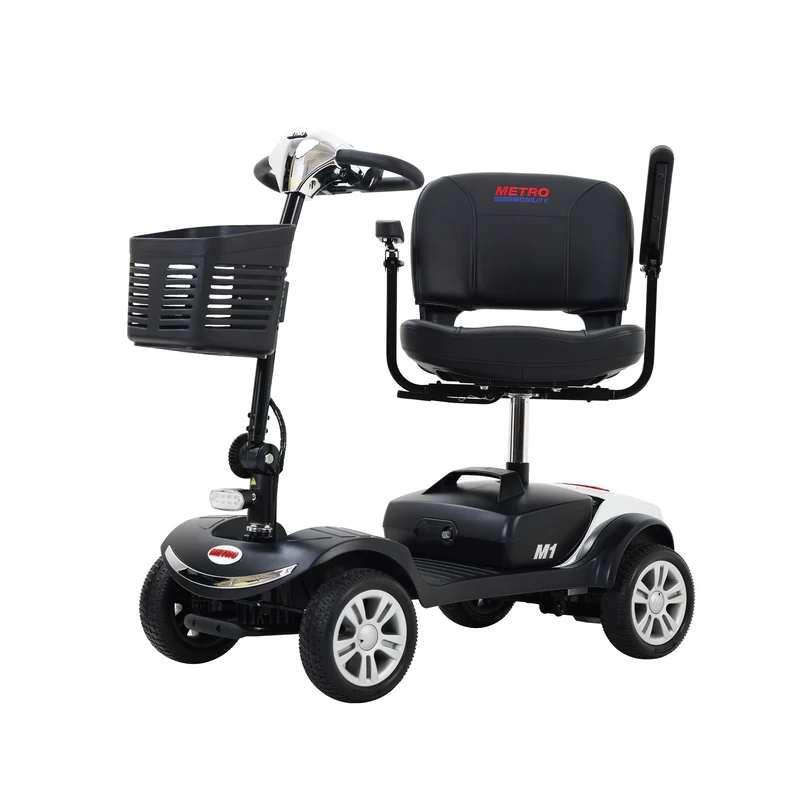 METRO MOBILITY M1 9" 4 Wheel Mobility Electric Wheelchairs 300W Motor 24V 12Ah Battery
