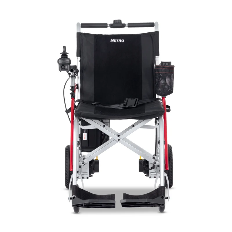 METRO MOBILITY ITRAVEL LITE 10" 4 Wheel Mobility Electric Wheelchairs 300W Motor 24V 10Ah Battery (Airplane-friendly)