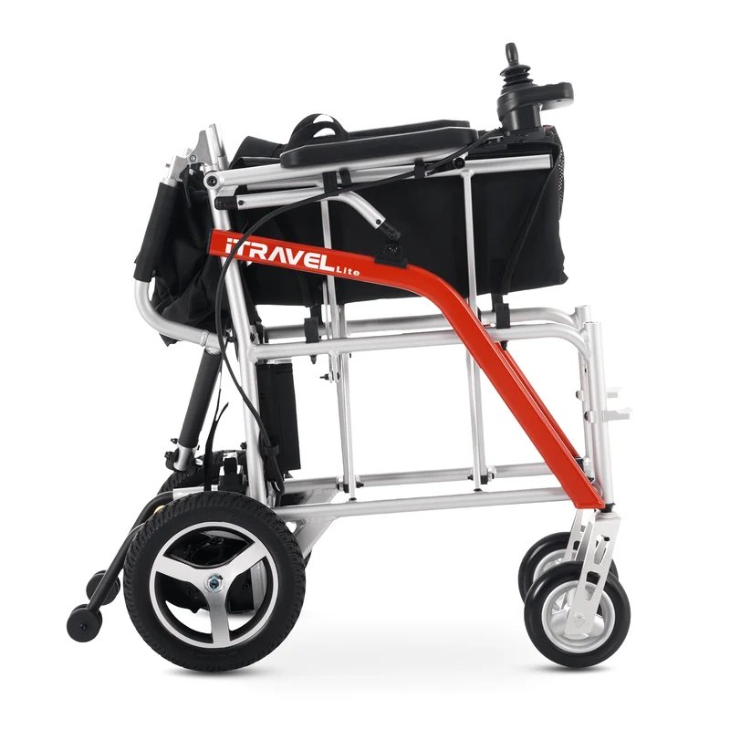 METRO MOBILITY ITRAVEL LITE 10" 4 Wheel Mobility Electric Wheelchairs 300W Motor 24V 10Ah Battery (Airplane-friendly)