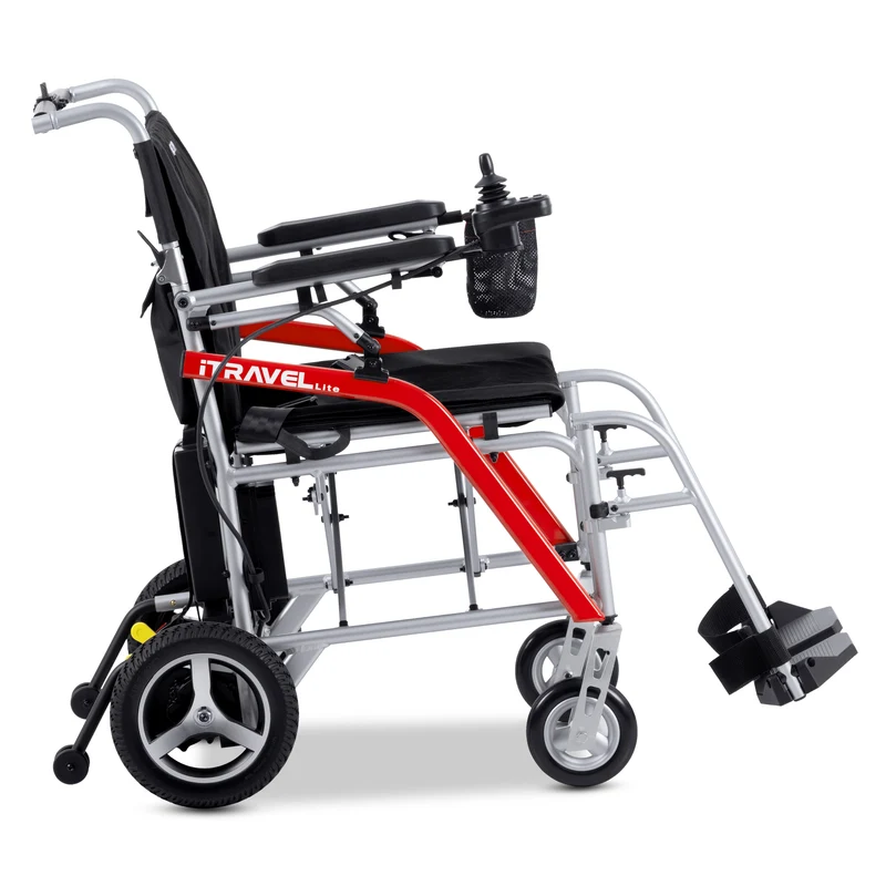 METRO MOBILITY ITRAVEL LITE 10" 4 Wheel Mobility Electric Wheelchairs 300W Motor 24V 10Ah Battery (Airplane-friendly)