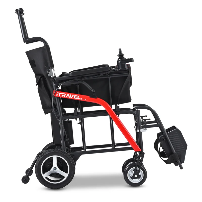 METRO MOBILITY ITRAVEL LITE 10" 4 Wheel Mobility Electric Wheelchairs 300W Motor 24V 10Ah Battery (Airplane-friendly)
