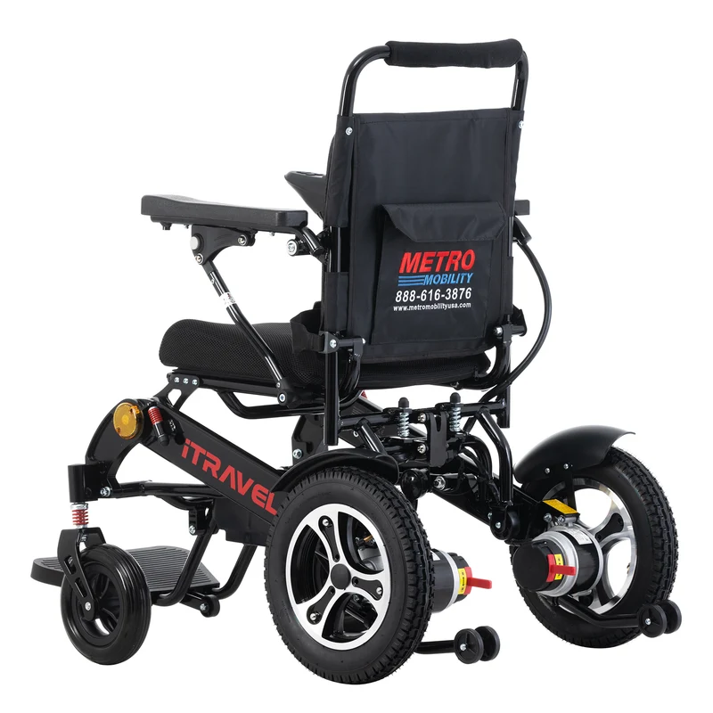 METRO MOBILITY ITRAVEL PLUS 8" 4 Wheel Mobility Electric Wheelchairs 360W Motor 24V 20Ah Battery