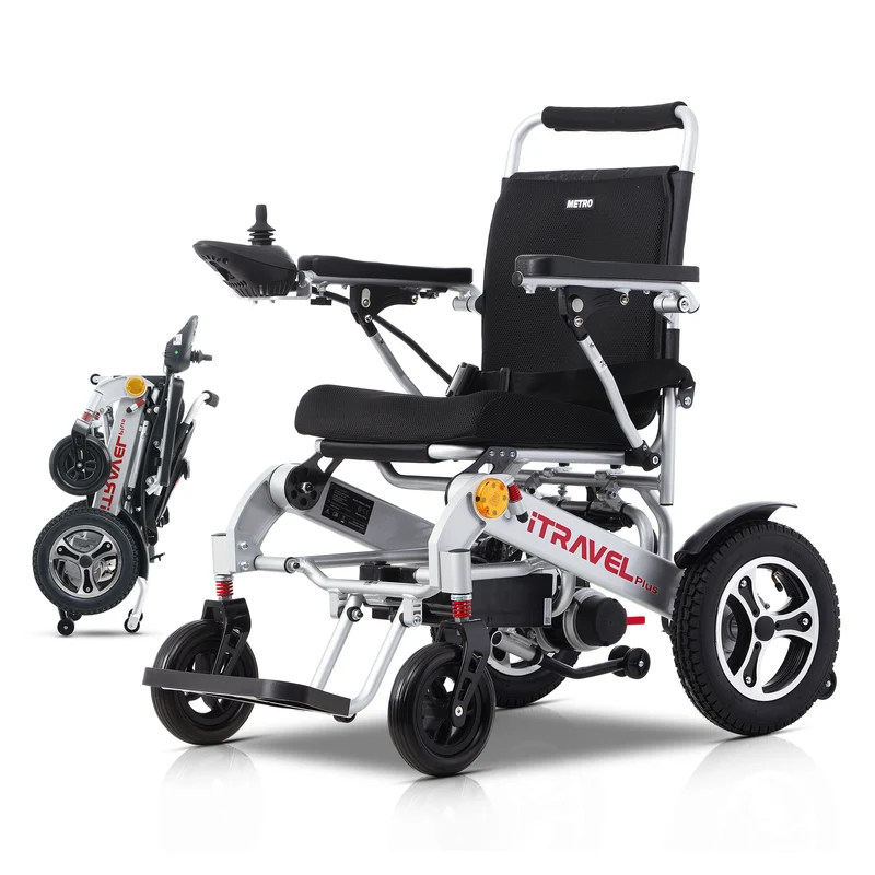 METRO MOBILITY ITRAVEL PLUS 8" 4 Wheel Mobility Electric Wheelchairs 360W Motor 24V 20Ah Battery
