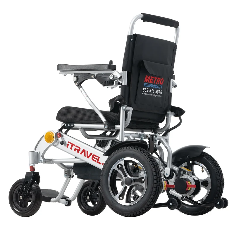 METRO MOBILITY ITRAVEL PLUS 8" 4 Wheel Mobility Electric Wheelchairs 360W Motor 24V 20Ah Battery