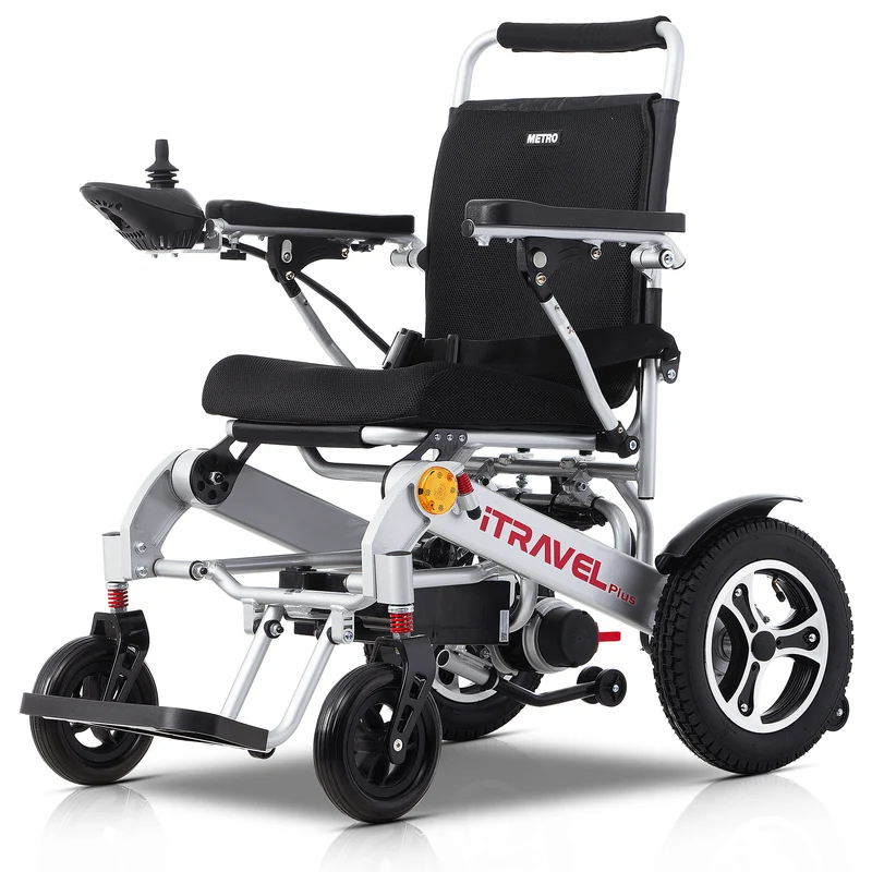 METRO MOBILITY ITRAVEL PLUS 8" 4 Wheel Mobility Electric Wheelchairs 360W Motor 24V 20Ah Battery