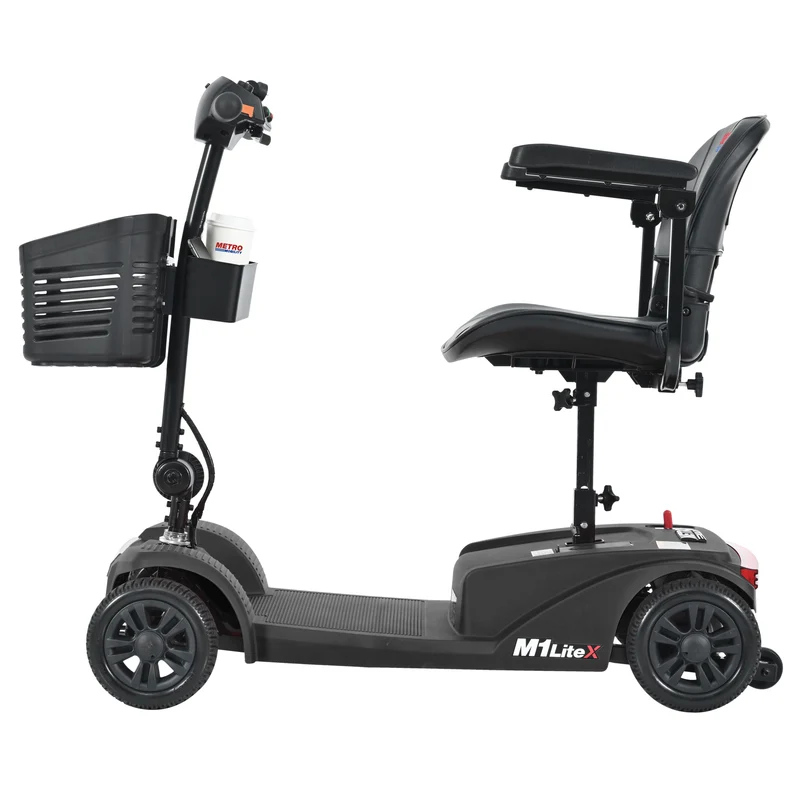 METRO MOBILITY M1 LiteX 8" 4 Wheel Travel Scooters 250W Motor 24V 12Ah Battery