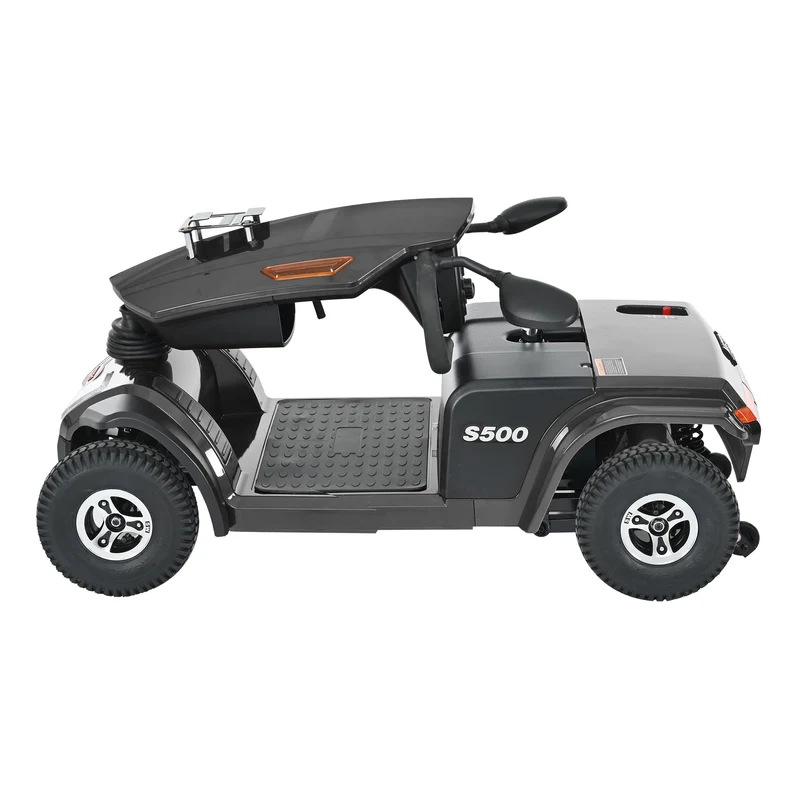 METRO MOBILITY S500 10" 4 Wheel Heavy Duty Scooters 500W Motor 24V 52Ah Battery