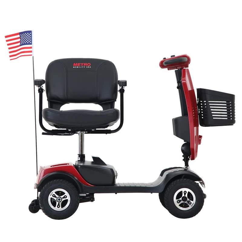 METRO MOBILITY UPGRADED PATRIOT 9" 4 Wheel Electric Mobility Scooter 300W Motor 24V 12Ah Battery