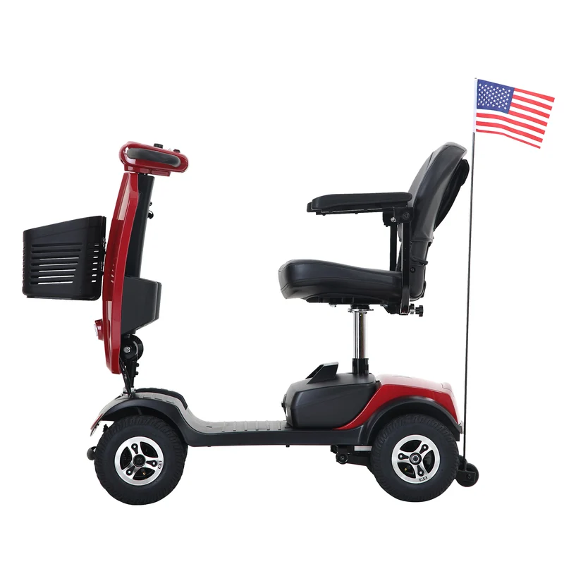 METRO MOBILITY UPGRADED PATRIOT 9" 4 Wheel Electric Mobility Scooter 300W Motor 24V 12Ah Battery