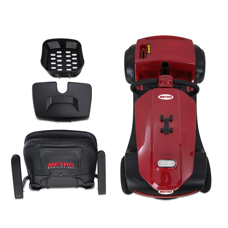 METRO MOBILITY PATRIOT 9" 4 Wheel Electric Mobility Scooter 300W Motor 24V 12Ah Battery