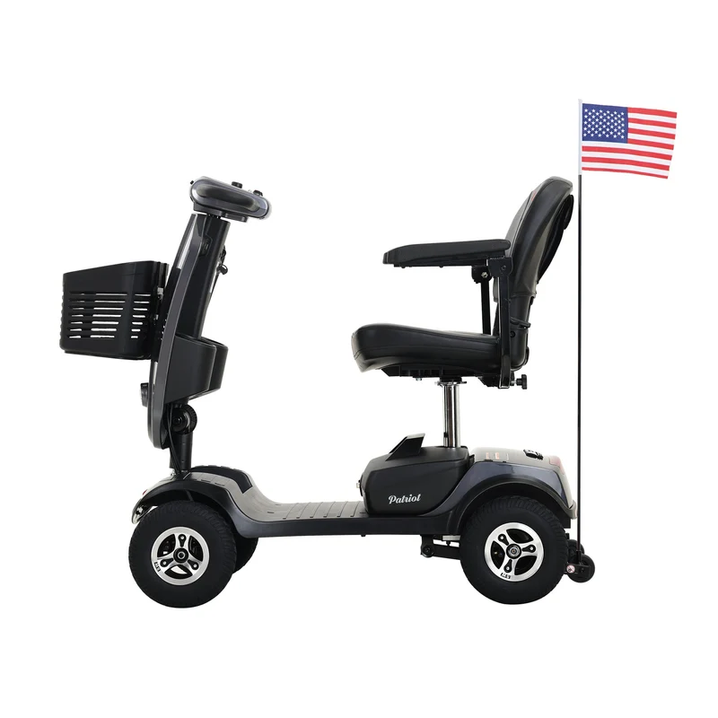 METRO MOBILITY PATRIOT 9" 4 Wheel Electric Mobility Scooter 300W Motor 24V 12Ah Battery