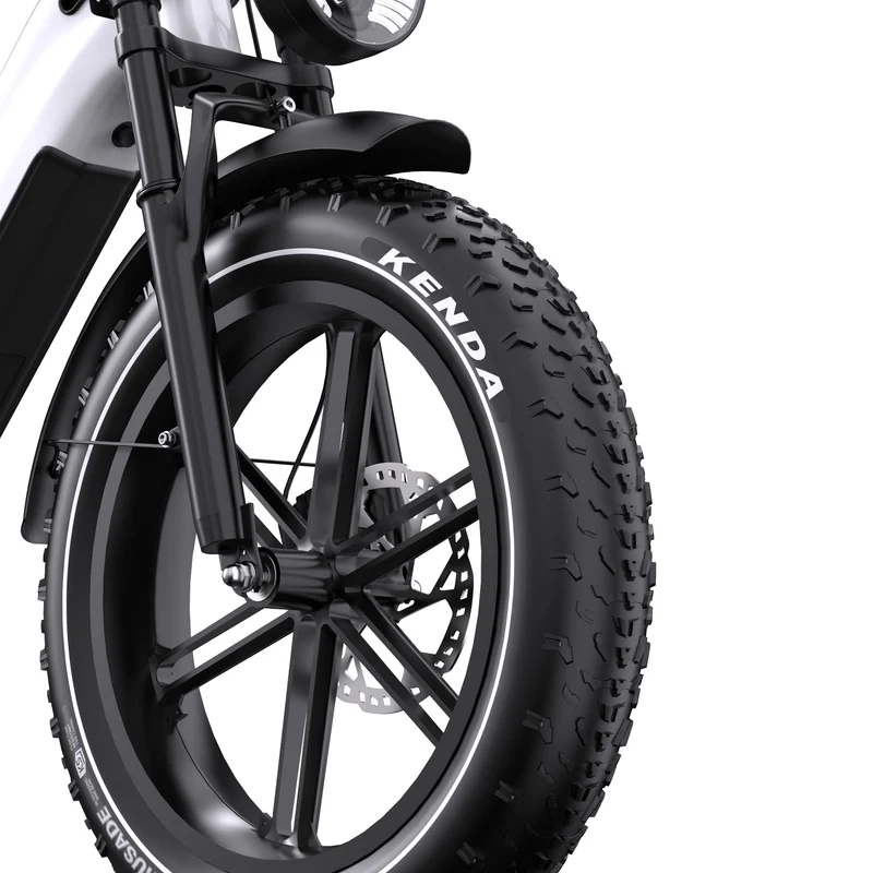 ONESPORT OT08 PRO 20" Full Suspension Fat Tire Electric Bike 500W Motor 48V 18Ah*2 Dual Battery