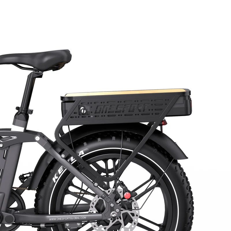 ONESPORT OT08 PRO 20" Full Suspension Fat Tire Electric Bike 500W Motor 48V 18Ah*2 Dual Battery
