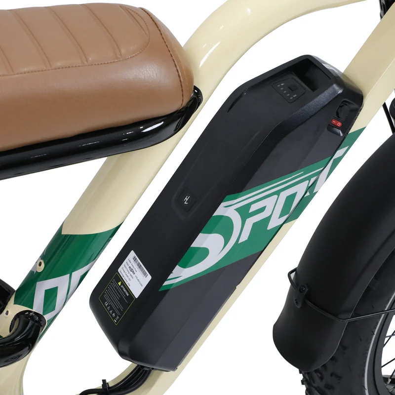 ONESPORT W66 20" Retro Electric Bike 500W Motor 48V 13.5Ah Battery