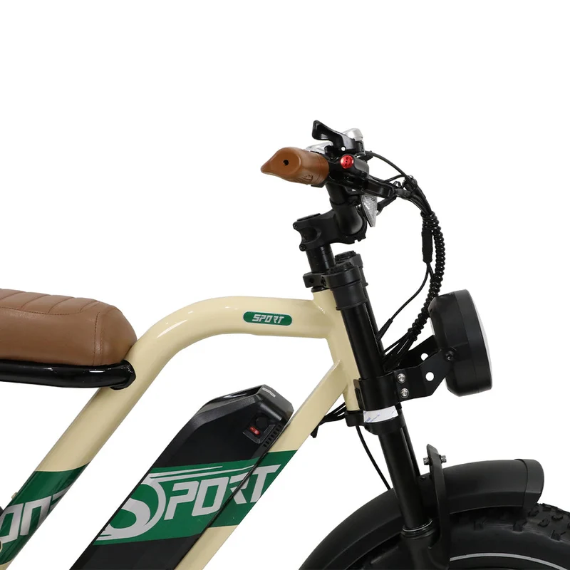 ONESPORT W66 20" Retro Electric Bike 500W Motor 48V 13.5Ah Battery