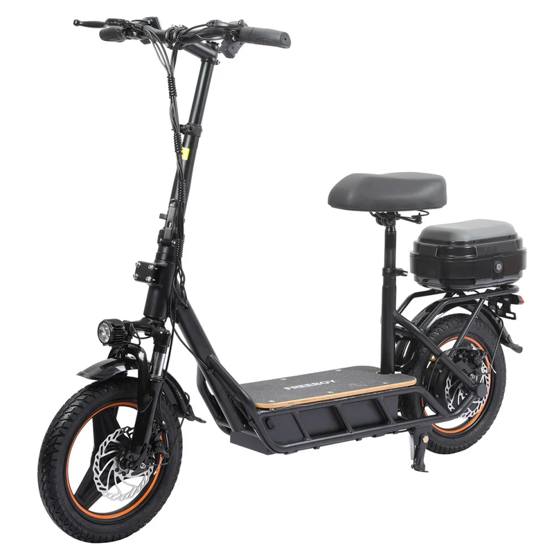 HONEYWHALE J14 14" Storage Box Commuting Electric Scooter with Seat 750W Motor 48V 18Ah Battery