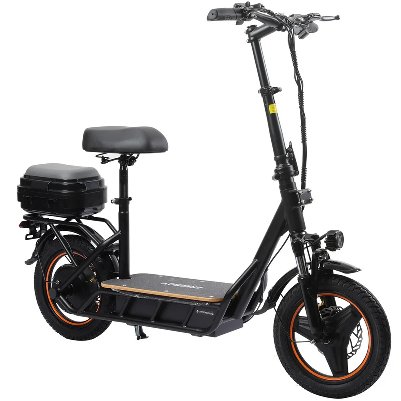 HONEYWHALE J14 14" Storage Box Commuting Electric Scooter with Seat 750W Motor 48V 18Ah Battery