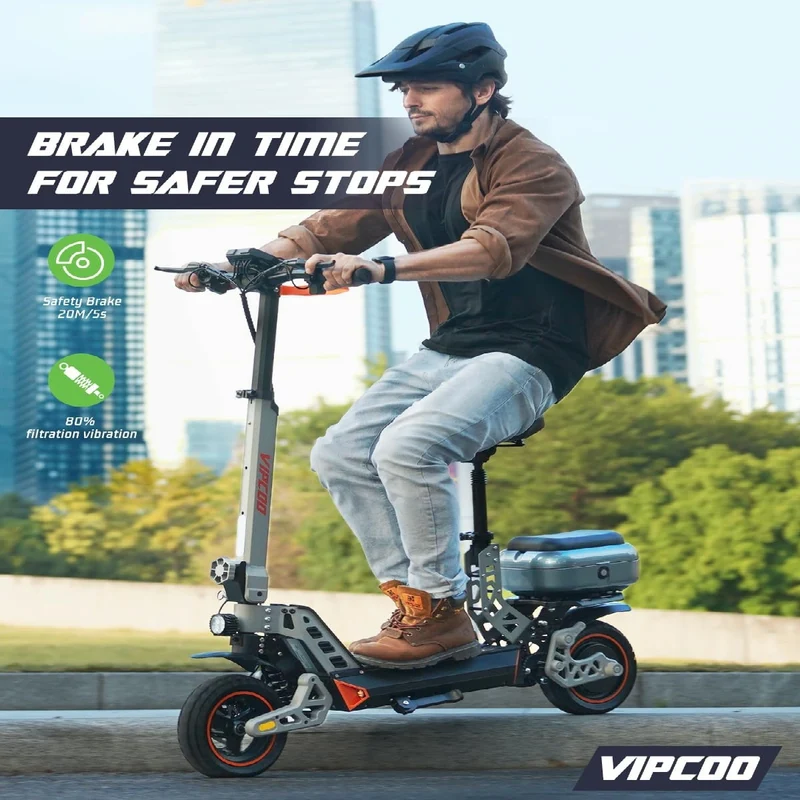HONEYWHALE VS2 10" Commuter Electric Scooter 700W Motor 48V 13Ah Battery