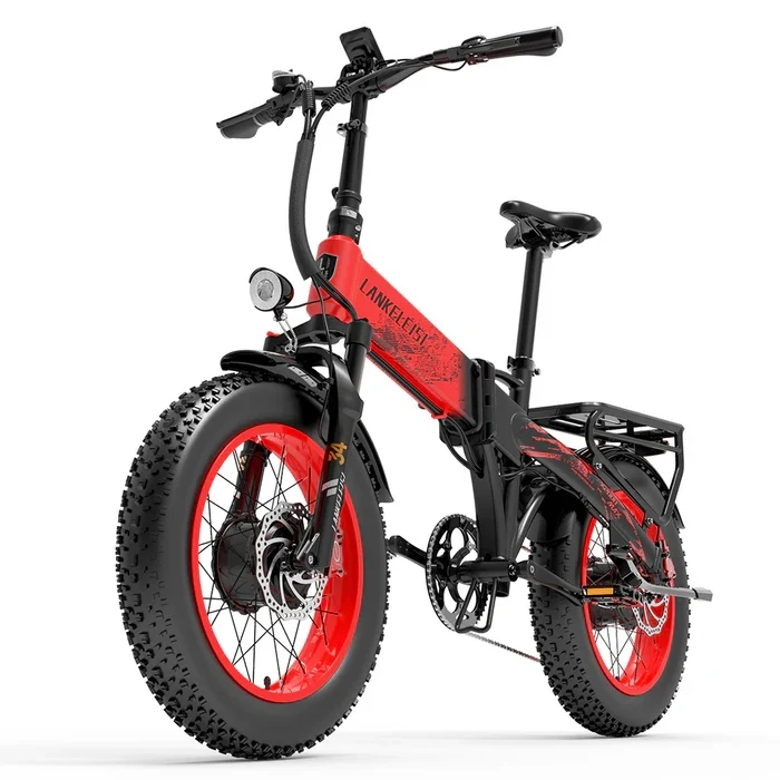 LANKELEISI X2000 MAX 20" Foldable Electric Bike 2000W Dual Motor 48V 20Ah Battery
