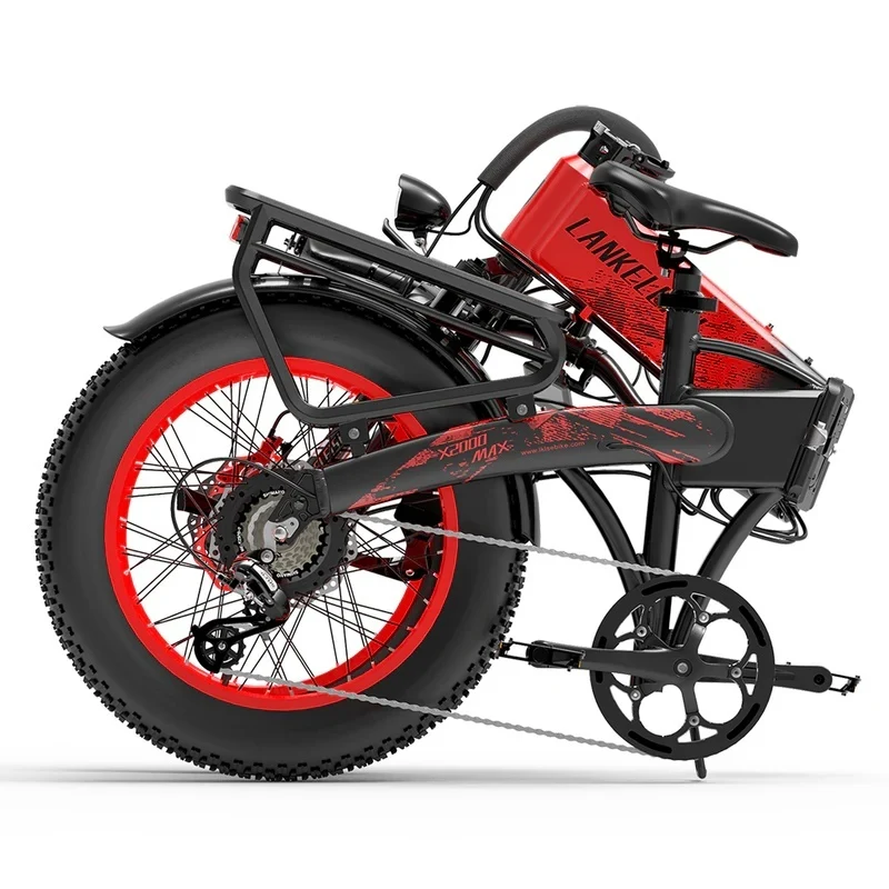 LANKELEISI X2000 MAX 20" Foldable Electric Bike 2000W Dual Motor 48V 20Ah Battery