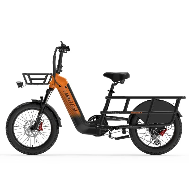 LANKELEISI Wombat-1 20" Cargo Electric Bike 1000W Motor 48V 20Ah Battery