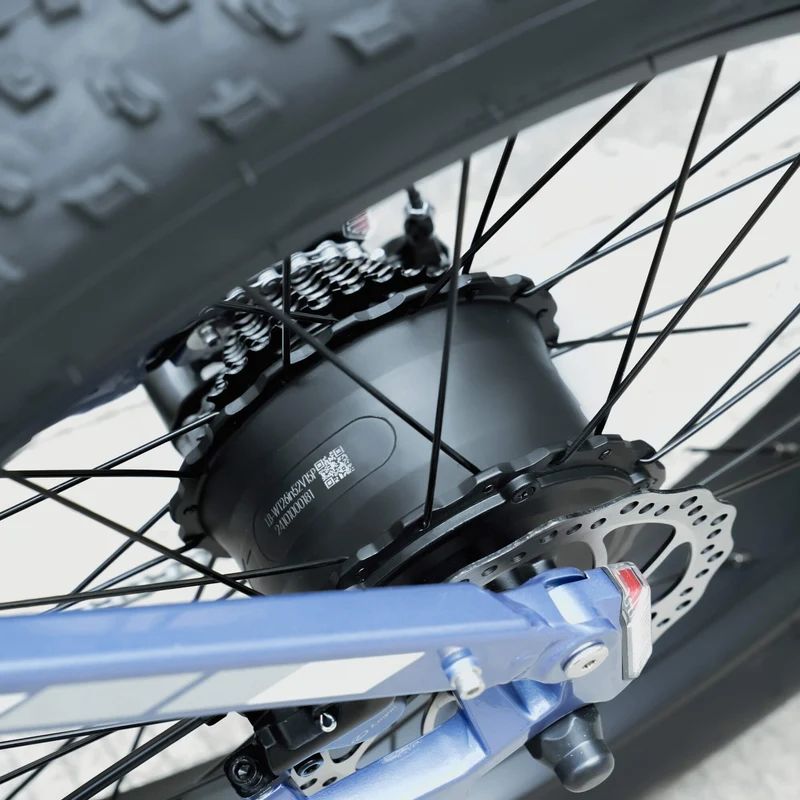 CYRUSHER Rover 26" Fat Tires Electric Bike Full Suspension E-Bike 750W 52V 15.6Ah Battery