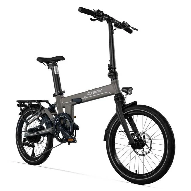 CYRUSHER Sonder 20" Fat Tires Suspension Folding Electric Bike 250W 28Mph 48V 10Ah Battery