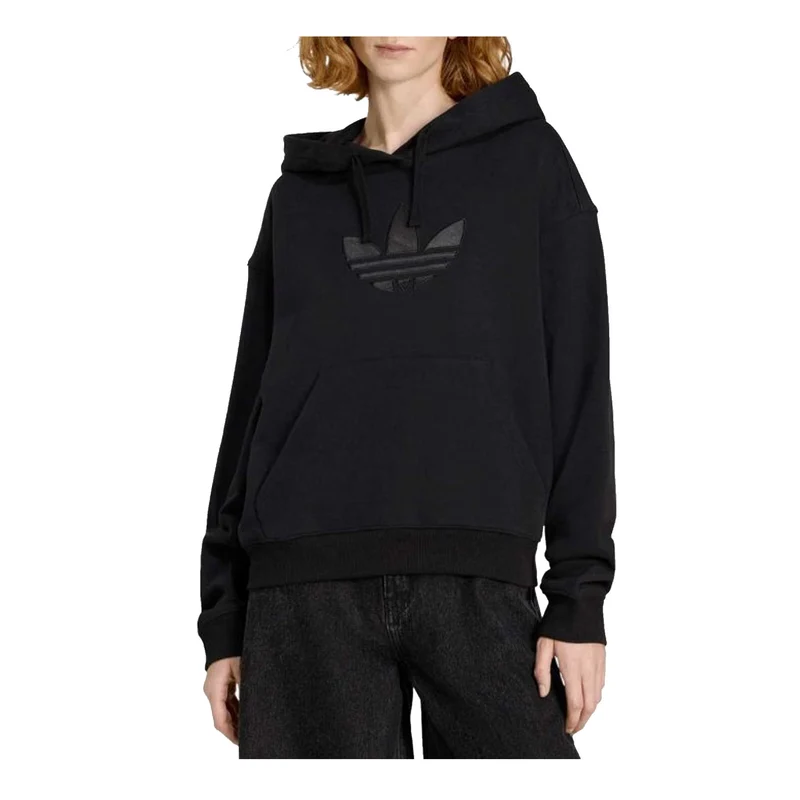 Felpa con Cappuccio Trefoil Donna