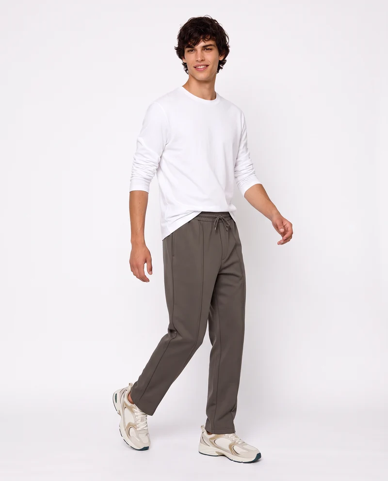Pantaloni Jogger Soft Touch Relaxed Fit - Grigio
