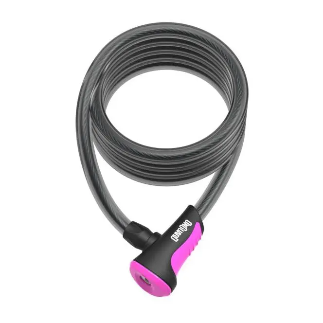 LUCCHETTO BRN Neon CAV. CHIAV. 180x12mm per Monopattini e Bici e Moto