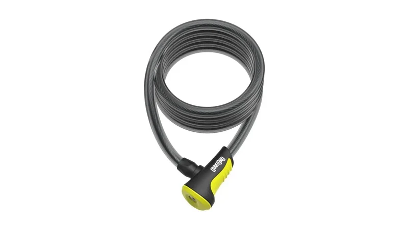 LUCCHETTO BRN Neon CAV. CHIAV. 180x12mm per Monopattini e Bici e Moto