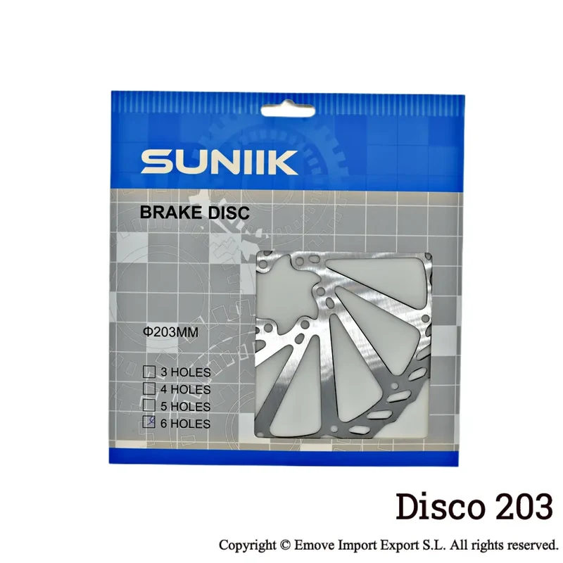 DISCO 203mm freno per E-bike e Monopattino elettrico