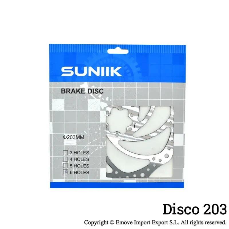 DISCO 203mm freno per E-bike e Monopattino elettrico