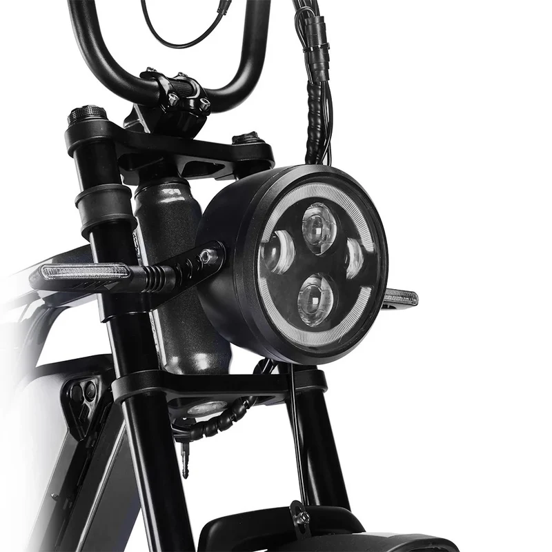 HAPPYRUN Tank G60Pro 20" Fat Tire Off Road Electric Bikes 2000W Peak Motors 48V 25Ah Battery