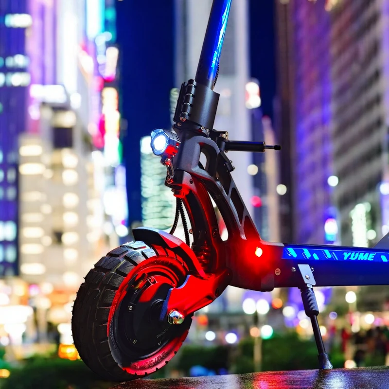 YUME Hawk 10" All-Terrain Electric Scooter 1200W*2 Dual Motors 60V 22.5Ah Battery