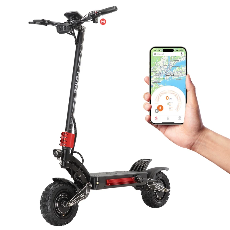 YUME Raptor 11" All-Terrain Electric Scooter 3000W*2 Dual Motors 60V 27Ah/30Ah Battery