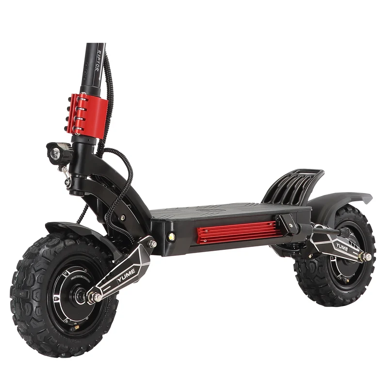 YUME Raptor 11" All-Terrain Electric Scooter 3000W*2 Dual Motors 60V 27Ah/30Ah Battery