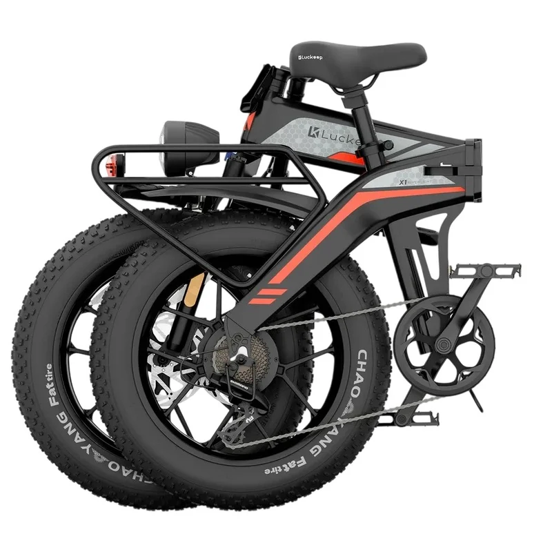 LUCKEEP X1 20" Folding Electric Bike 1000W(1500W Peak) Motor 48V 15Ah Battery