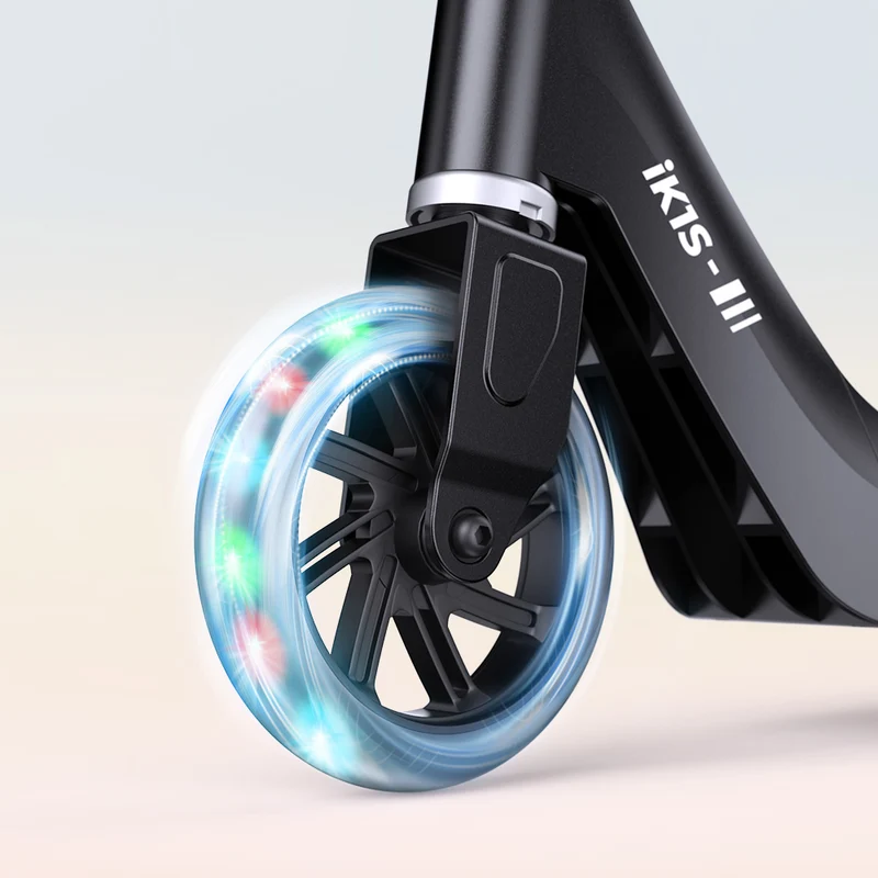 iScooter iK1S Kids Electric Scooter with Colorful Flashing Wheels