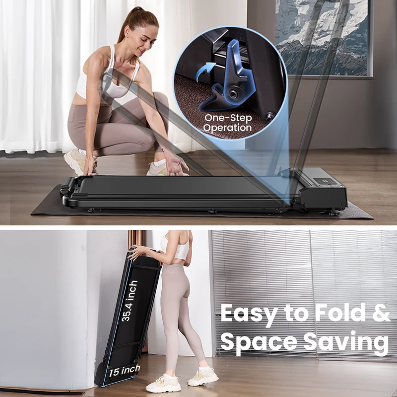 JT31 Walking Pad Treadmill with Incline