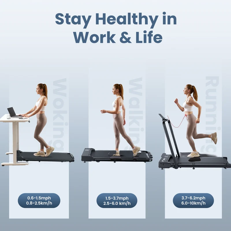 JT31 Walking Pad Treadmill with Incline
