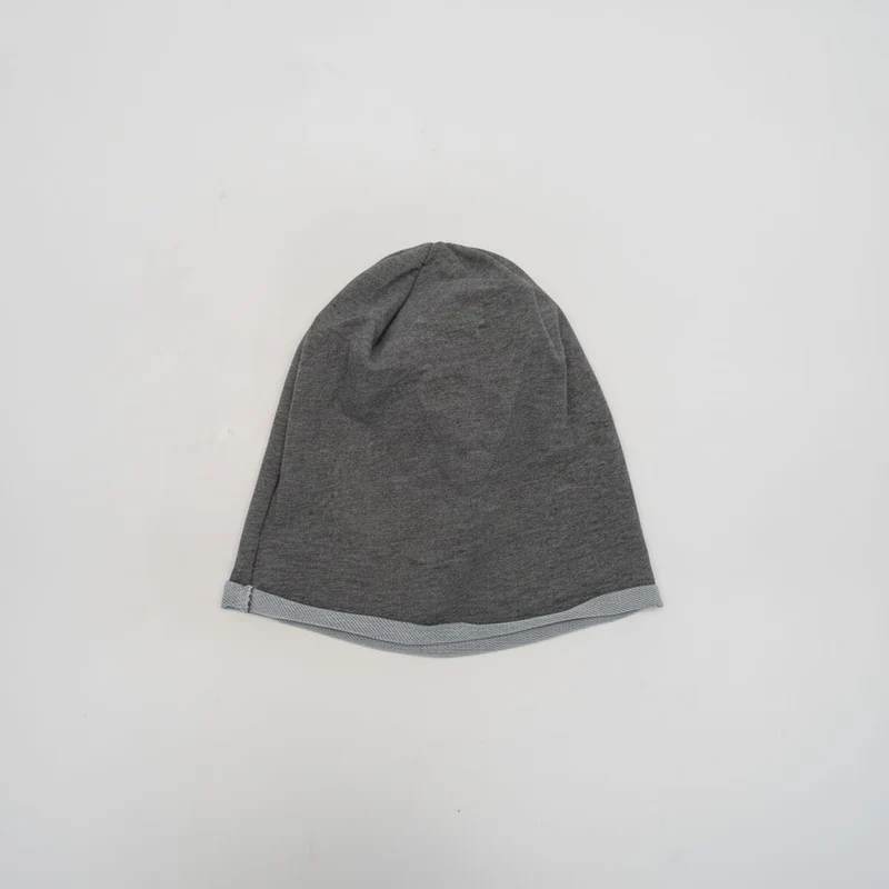 Cuffia melange jersey per uomo - Grigio