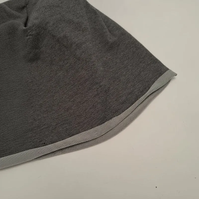 Cuffia melange jersey per uomo - Grigio