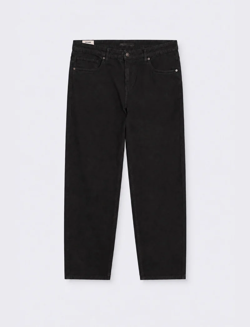 PANTALONI 5 TASCHE SLIM FIT - Nero