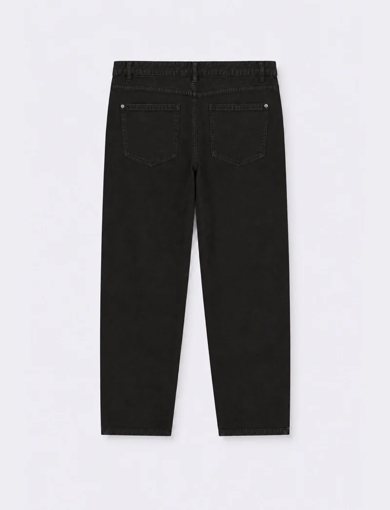 PANTALONI 5 TASCHE SLIM FIT - Nero